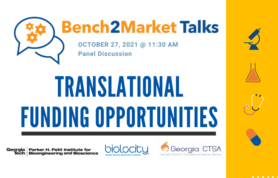 Bench2Market Talks: Translational Funding Opportunities